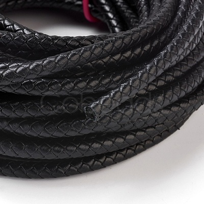 Braided Leather Cord WL-F009-B02-6mm-1