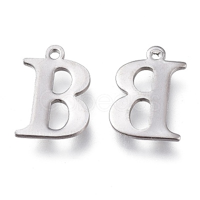 Tarnish Resistant 304 Stainless Steel Charms STAS-H112-B-P-1