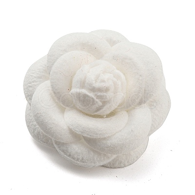 Cloth Art Camelia Brooch Pins LS-AJEW-Q147-01D-1