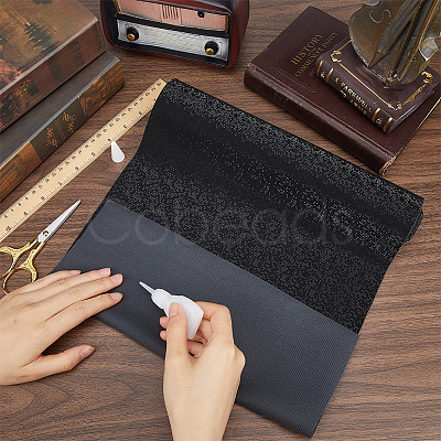 Waterproof Laser PU Leather Fabric DIY-WH0622-060A-1