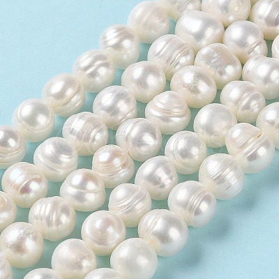 Natural Cultured Freshwater Pearl Beads Strands PEAR-E018-01-1
