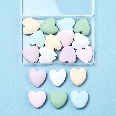 18Pcs 6 Colors Wood Beads WOOD-FS0001-44-1