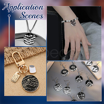 35pcs 7 styles Alloy Enamel Pendants ENAM-PH0002-81-1