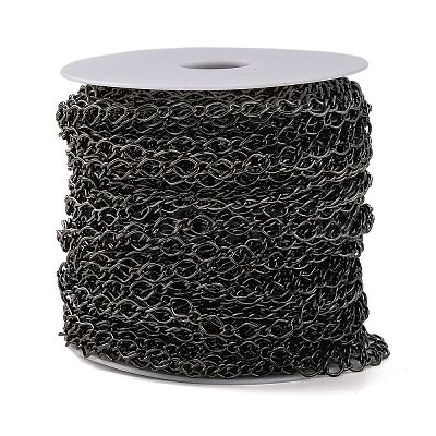 Iron Handmade Chains Figaro Chains Mother-Son Chains CHSM003Y-B-1