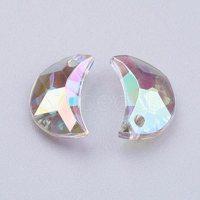 Transparent Acrylic Charms MACR-G046-11mm-A2X-1