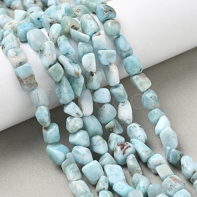 Natural Larimar Beads Strands G-K203-48-1
