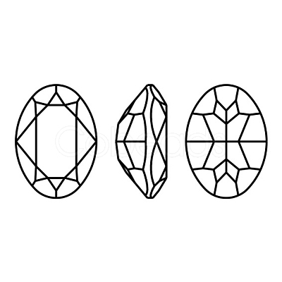 Preciosa® MAXIMA Crystal Fancy Stones X-PRC-FF14-40010-1