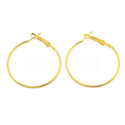 Iron Huggie Hoop Earring Findings IFIN-E025-01D-G-1