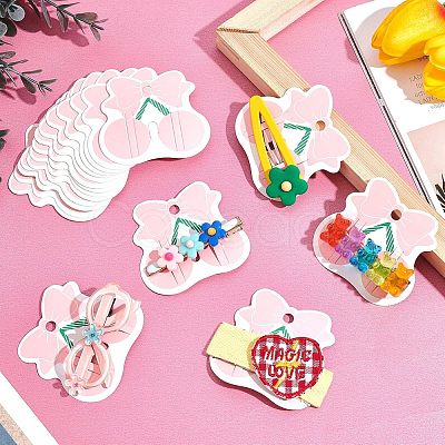 Paper Hair Clip Display Cards DIY-WH0199-79-1