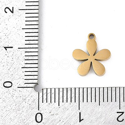 304 Stainless Steel Enamel Charms STAS-I325-102A-G-1