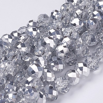 Electroplate Glass Bead Strands LS-GR10MMY-07S-1