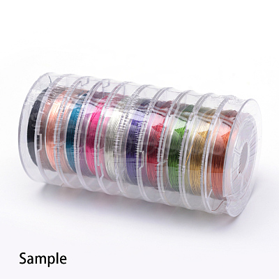 Round Copper Jewelry Wire CWIR-R005-0.3mm-09-1