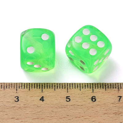 Spray Printed Transparent Acrylic Beads AC-CBA40CF-01C-1
