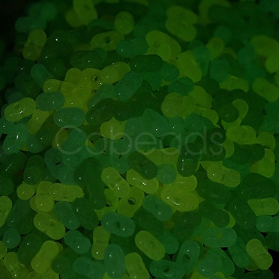 Luminous Transparent Acrylic Beads LACR-D009-01G-1