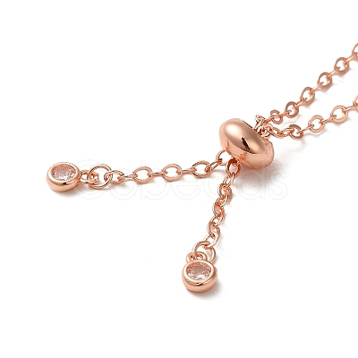 Rack Plating Brass Cable Chain Link Bracelet Making KK-TAC0016-05RG-1