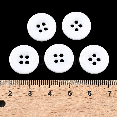 Resin Buttons RESI-D033-15mm-01-1