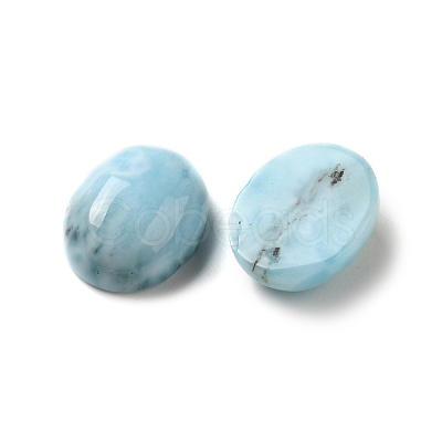 Natural Larimar Cabochons G-E616-06D-1