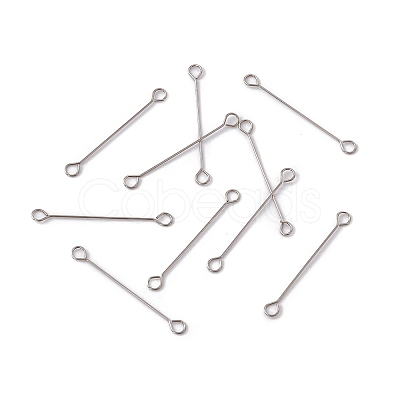 Non-Tarnish 304 Stainless Steel Connector Charms STAS-G291-03C-P-1