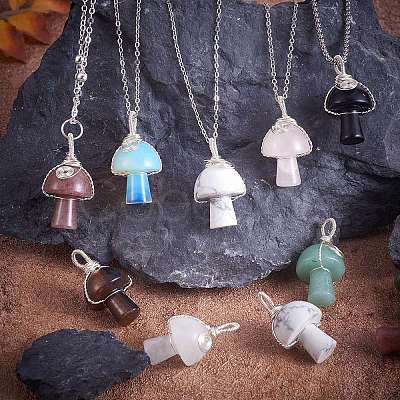 Natural Sodalite Pendants PALLOY-SW0004-10-1