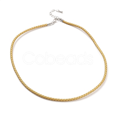 Braided Round Imitation Leather Bracelets Making BJEW-H610-01P-11-1