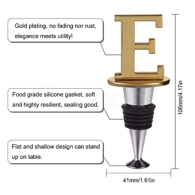 Silicone Wine Bottle Stoppers FIND-WH0076-36-01E-1