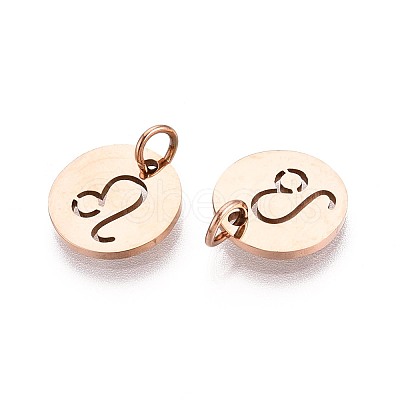 304 Stainless Steel Charms STAS-Q201-T445-5R-1