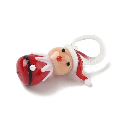 Christmas Handmade Lampwork Pendants LS-LAMP-L081-01A-1