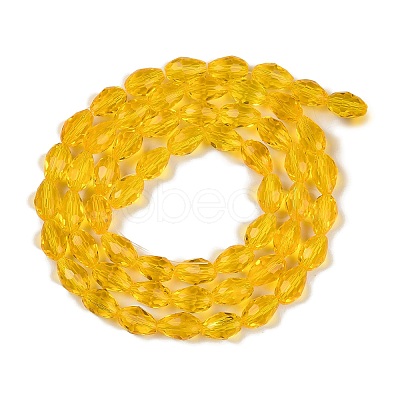 Transparent Glass Beads Strands EGLA-N013-T10mm-D04-1
