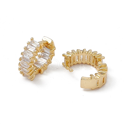 Rack Plating Brass Hoop Earrings for Women EJEW-A088-18G-1
