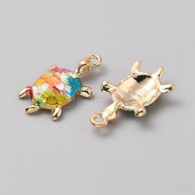 Alloy Enamel Pendants FIND-CJC0027-01G-06-1