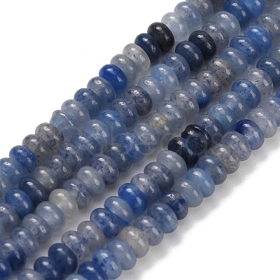 Natural Blue Aventurine Beads Strands G-Z110-B25-2x4mm-1