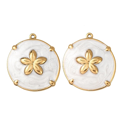 304 Stainless Steel Pendants STAS-N129-08G-01-1