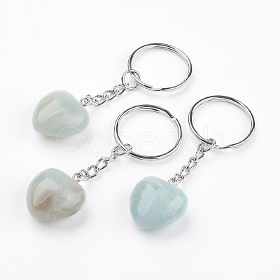Natural Amazonite Keychain KEYC-F019-02R-1