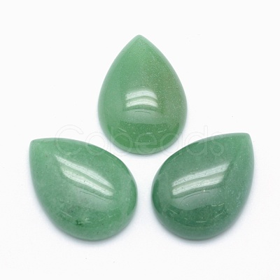 Natural Green Aventurine Cabochons G-E491-B-18-1