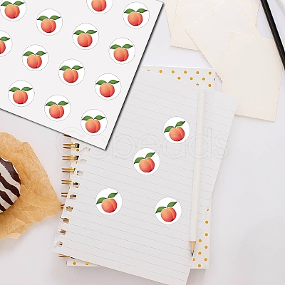 8Pcs Plastic Waterproof Self-Adhesive Picture Stickers DIY-WH0428-122-1