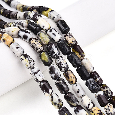 Natural Yellow Turquoise(Jasper) Beads Strands G-N346-01B-15-1