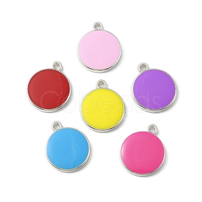 CCB Plastic Enamel Pendants CCB-K009-14P-1