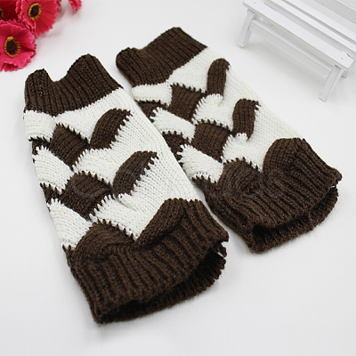 Polyacrylonitrile Fiber Yarn Knitting Fingerless Gloves COHT-PW0001-13C-1