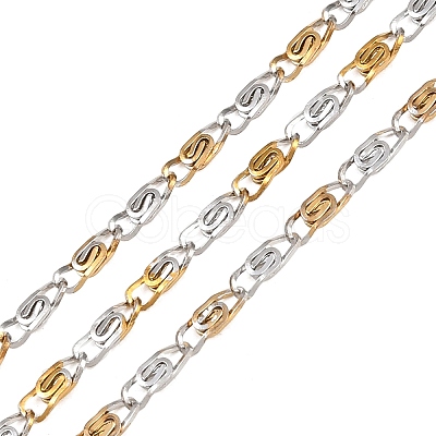 Two Tone 304 Stainless Steel Lumachina Chains CHS-P028-02A-1