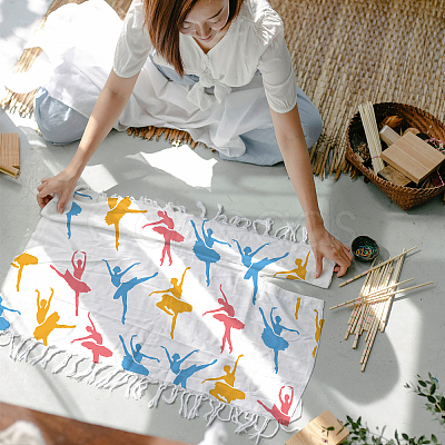 PET Hollow Out Drawing Painting Stencils DIY-WH0391-0560-1