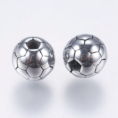 304 Stainless Steel Beads STAS-I069-23AS-8MM-1