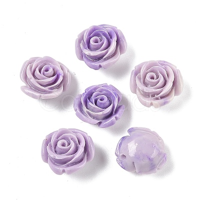 Synthetic Shell Dyed Beads SHEL-K007-15D-1