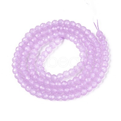 Imitation Jade Glass Beads Strands GLAA-T028-3mm-11D-1