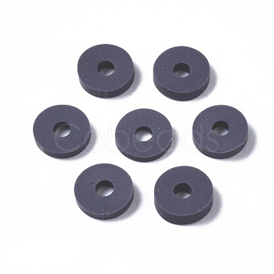 Handmade Polymer Clay Beads X-CLAY-Q251-6.0mm-B04-1