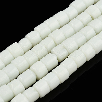 Opaque Solid Glass Bead Strands X-GLAA-N047-09-F01-1