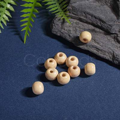 Natural Wood Beads X-YTB022-6-1