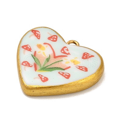 Printed Porcelain Pendants STAS-C183-03A-02-1
