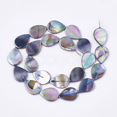 AB Color Freshwater Shell Beads Strands X-SHEL-S274-38A-1