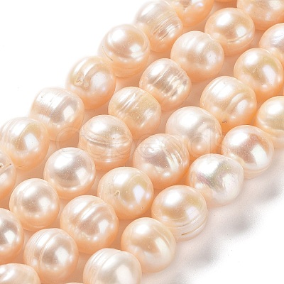 Natural Cultured Freshwater Pearl Beads Strands PEAR-E019-13-1