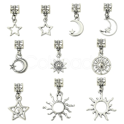 Tibetan Style Alloy Pendants PALLOY-FS00001-1